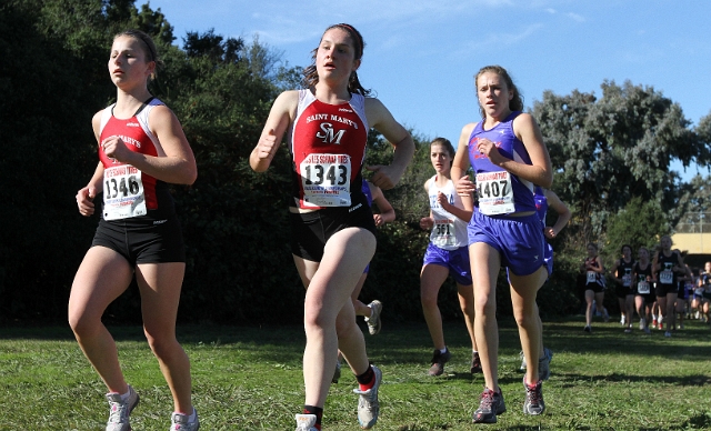 NCS XC D4  Girls-040.JPG - 2009 North Coast Section Cross Country Championships, Hayward High School, Hayward, California